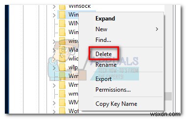 [해결 방법] 네트워크 연결에 필요한 Windows 소켓 레지스트리 항목 누락 오류 수정하기