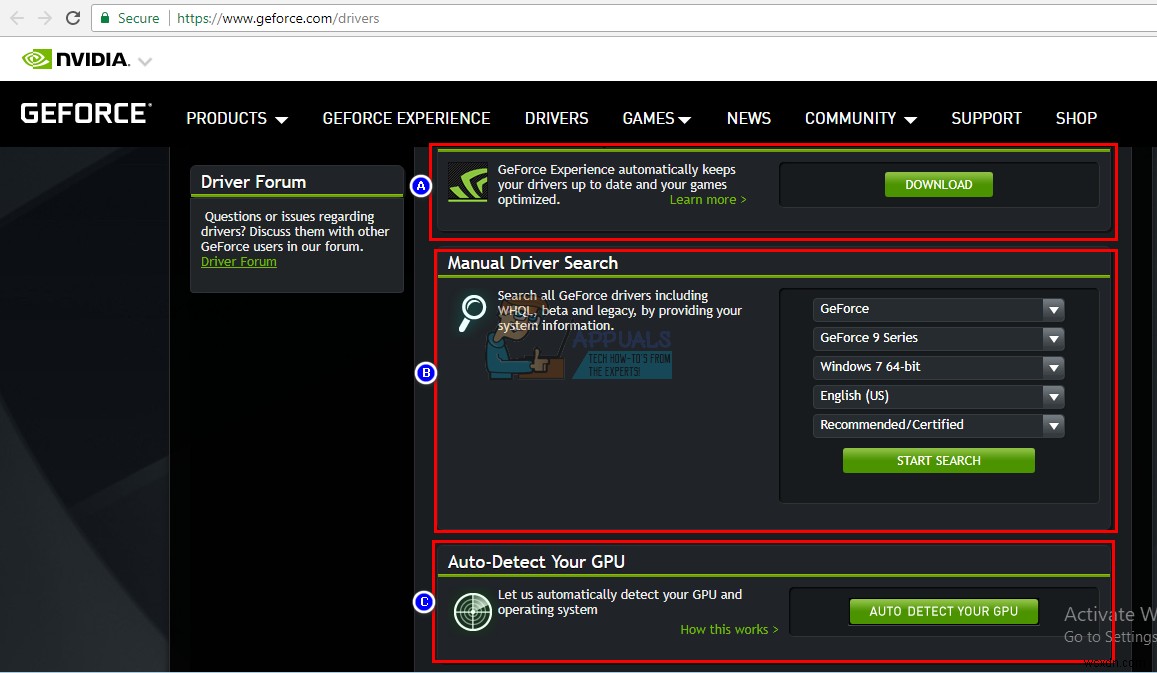해결 방법: 현재 NVIDIA GPU에 연결된 디스플레이를 사용하고 있지 않습니다 오류