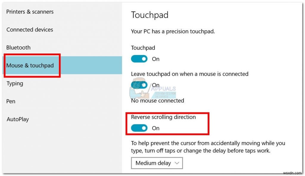 Windows 10에서 스크롤 방향 반대로 설정하는 3가지 방법