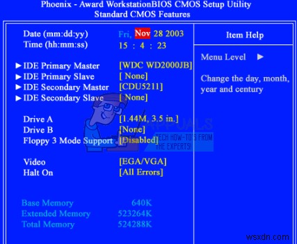 PC 부팅 시 디스켓 드라이브 0 검색 실패 오류 해결 방법