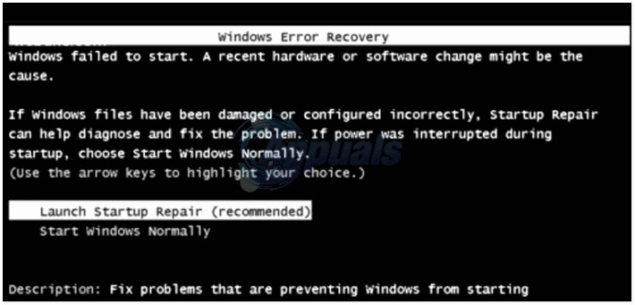 Windows 부팅 실패 Windows failed to start 오류 해결 방법 5가지