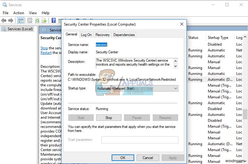 Windows 보안 센터 서비스를 시작할 수 없음 오류 해결 방법 총정리