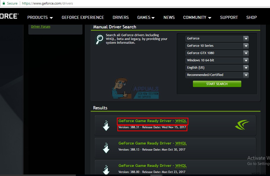 NVIDIA 그래픽 드라이버가 이 버전의 Windows와 호환되지 않습니다 – 해결 방법 총정리