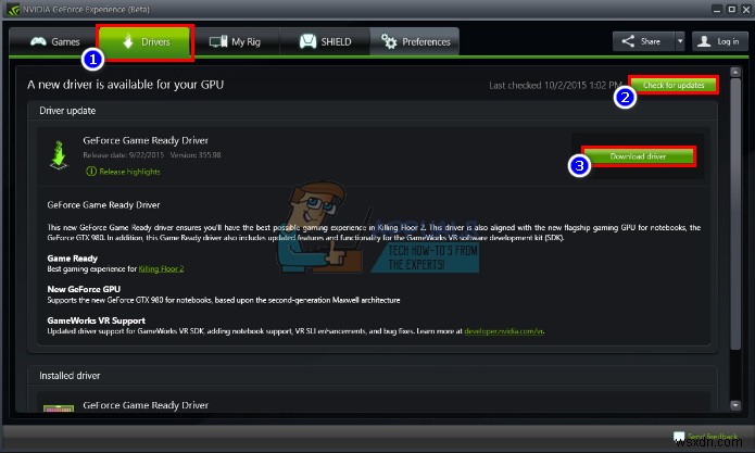NVIDIA 그래픽 드라이버가 이 버전의 Windows와 호환되지 않습니다 – 해결 방법 총정리