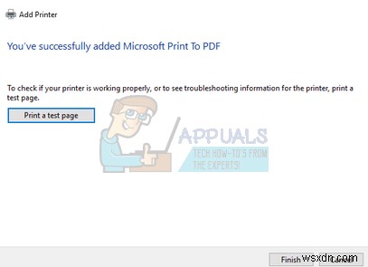 Windows 10에서 Microsoft Print to PDF 추가 및 제거하는 방법