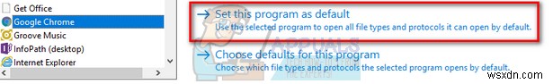 Windows 10에서 크롬(Chrome)을 기본 브라우저로 설정할 수 없을 때 해결 방법 7가지