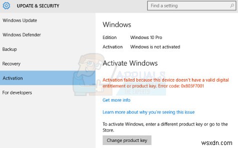 Windows 10 오류 코드 0x803F700 해결 방법 총정리