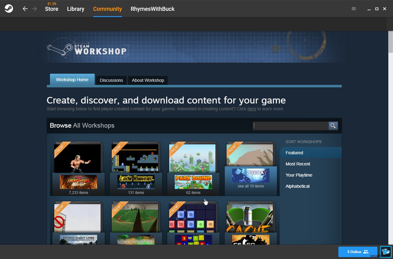 스팀 창작마당(Steam Workshop)이란? 개념부터 사용 방법까지 총정리