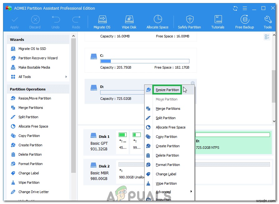 Windows 10에서 C 드라이브 확장하는 방법 3가지 완벽 가이드