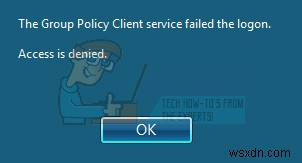 Windows 그룹 정책 클라이언트 서비스가 로그온하지 못했습니다 오류 해결 방법 총정리