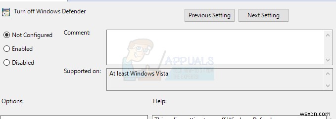 Windows Defender  이 앱은 그룹 정책에 의해 꺼져 있습니다  오류 해결 방법