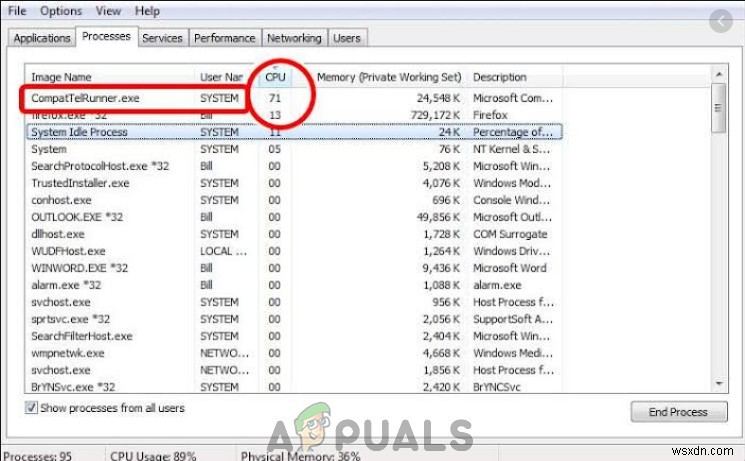 CompatTelRunner.exe 높은 CPU·디스크 사용량 해결 방법 6가지