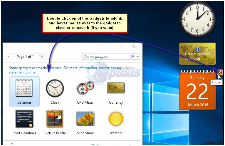 Windows 10에 데스크톱 가젯(위젯) 추가하는 방법