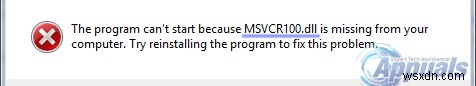 MSVCP100.dll 누락 오류 완벽 해결 가이드