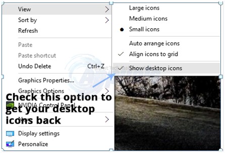Windows 10 바탕화면 아이콘 사라짐 현상, 6가지 해결 방법 총정리