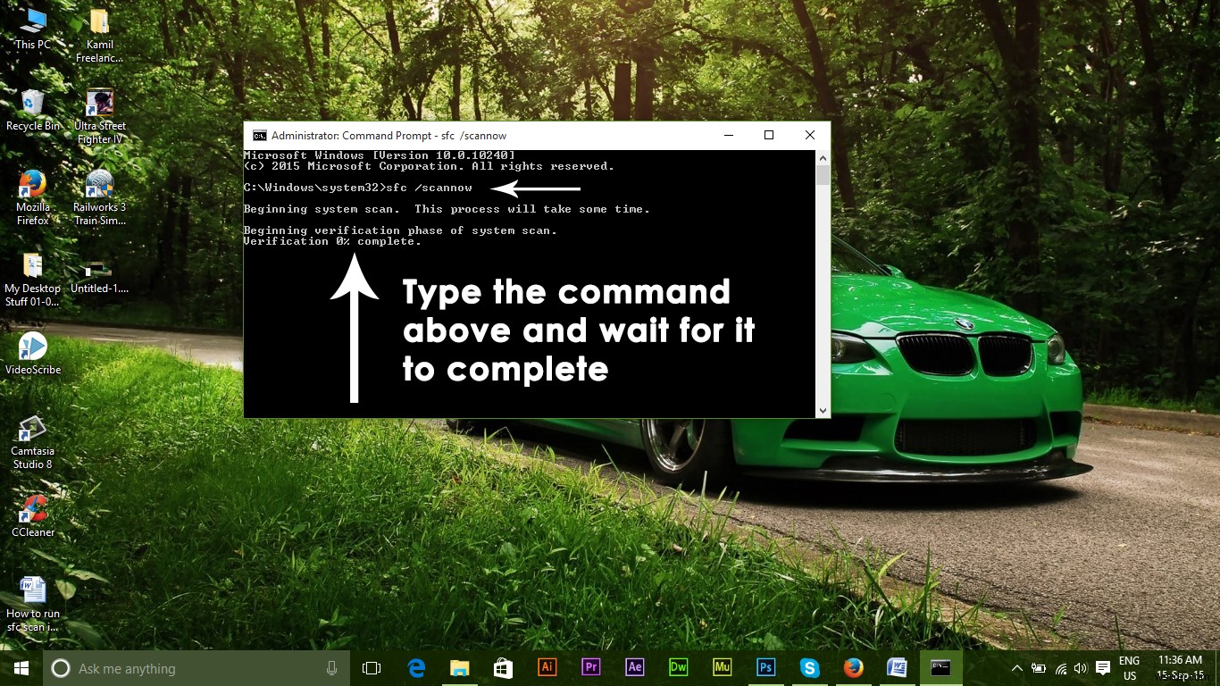 Windows 10에서 SFC 스캔 실행하는 방법 – 손상된 시스템 파일 검사 및 복구 가이드