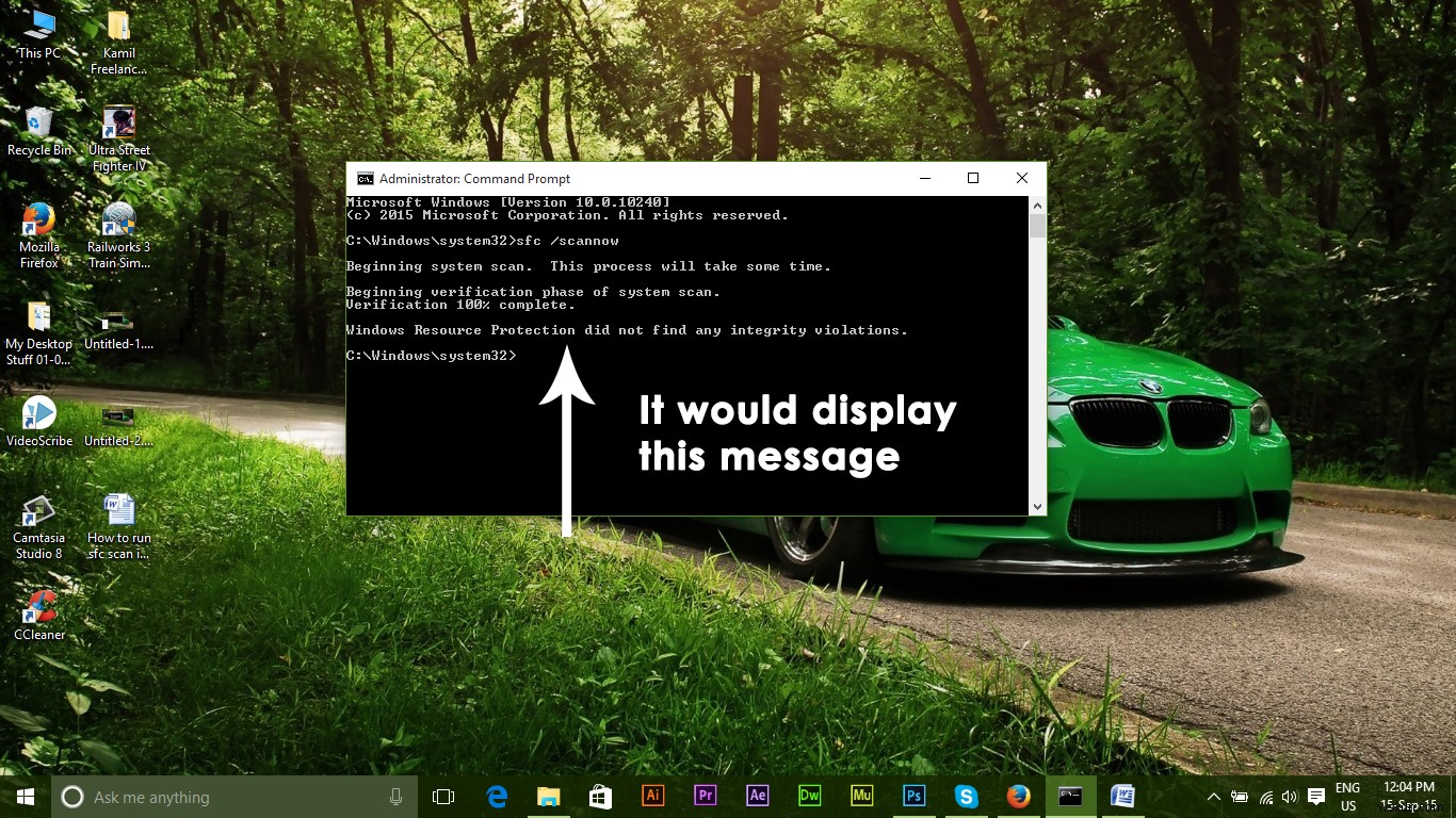 Windows 10에서 SFC 스캔 실행하는 방법 – 손상된 시스템 파일 검사 및 복구 가이드