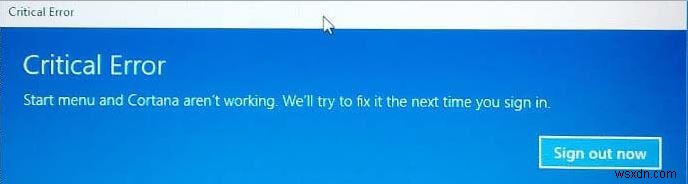 Windows 10 시작 메뉴 및 Cortana  심각한 오류  완벽 해결 방법