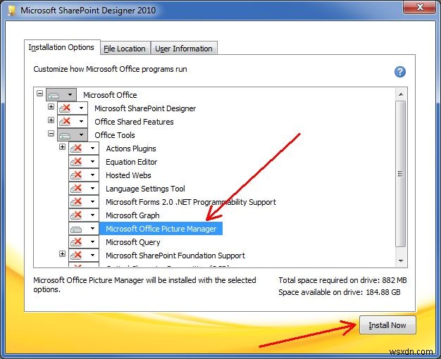 Office 2013에 Microsoft Office Picture Manager 설치하는 방법