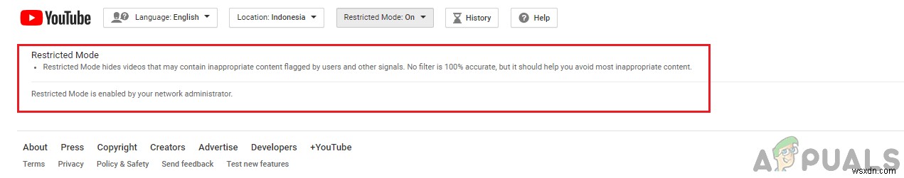 YouTube  네트워크 관리자가 제한 모드를 활성화했습니다  오류 해결 방법