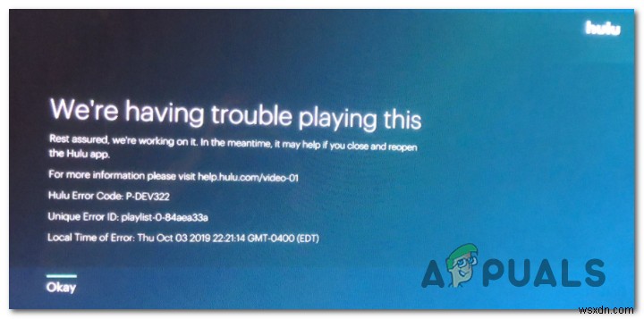 Hulu 오류 코드 P-DEV322 해결하는 4가지 방법