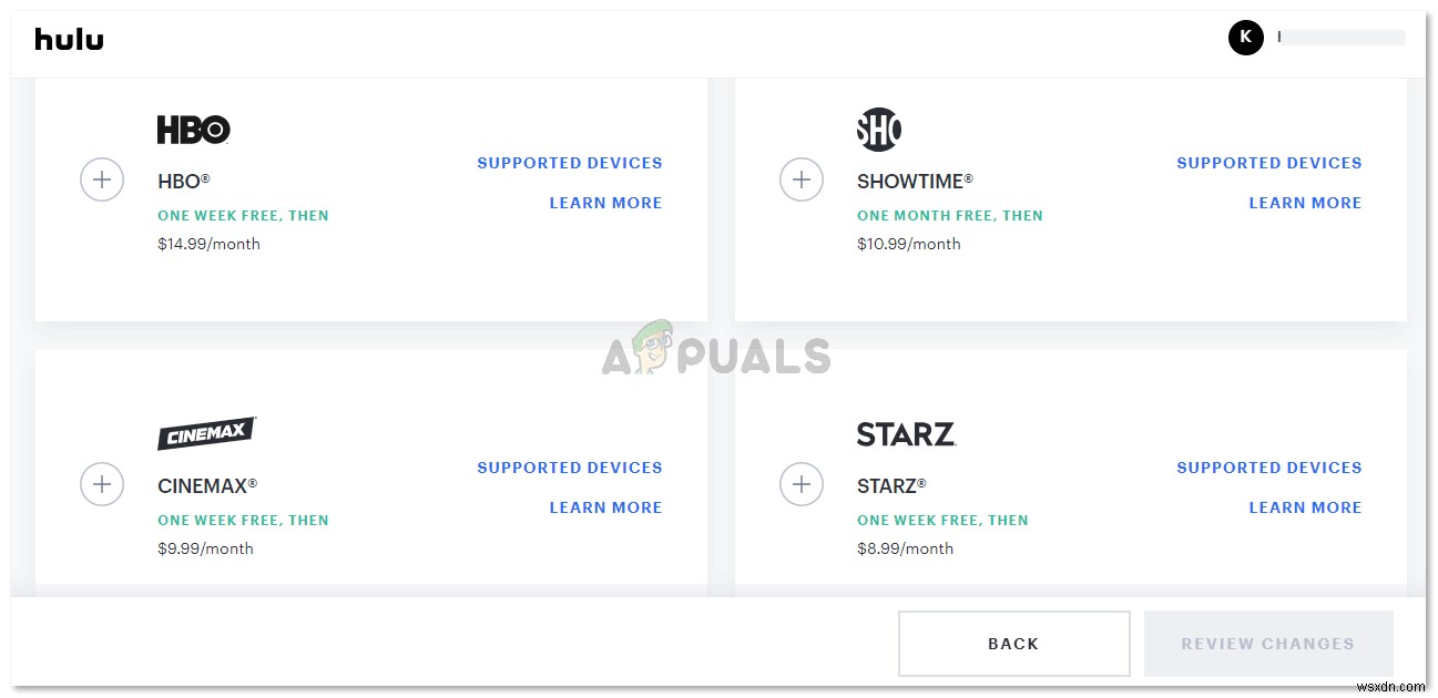 Hulu 계정에 프리미엄 채널 추가하는 방법 (단계별 가이드)