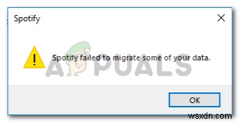 Spotify  일부 데이터를 마이그레이션하지 못했습니다  오류 해결 방법