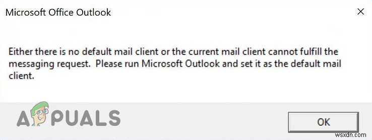 Outlook 현재 기본 메일 클라이언트가 없습니다 오류 완벽 해결 가이드
