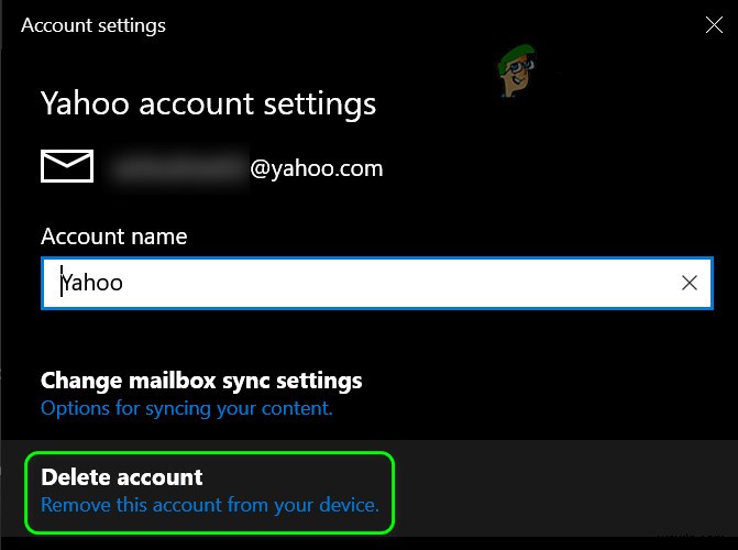 수정: Windows 10 메일 앱에서 Yahoo 메일 설정 시 오류 코드 0x8019019a 해결 방법
