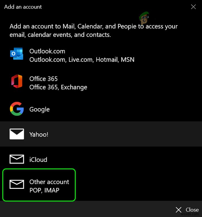 수정: Windows 10 메일 앱에서 Yahoo 메일 설정 시 오류 코드 0x8019019a 해결 방법