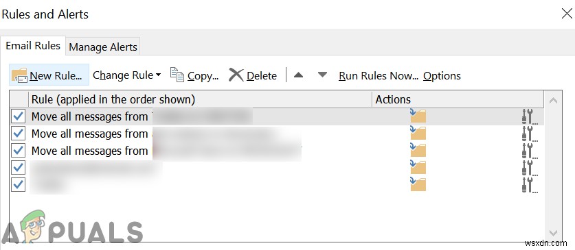 Windows 10에서 Outlook 규칙이 작동하지 않을 때 해결하는 8가지 방법