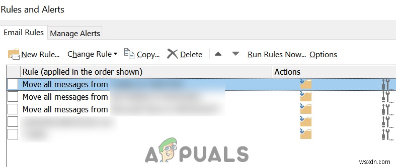Windows 10에서 Outlook 규칙이 작동하지 않을 때 해결하는 8가지 방법