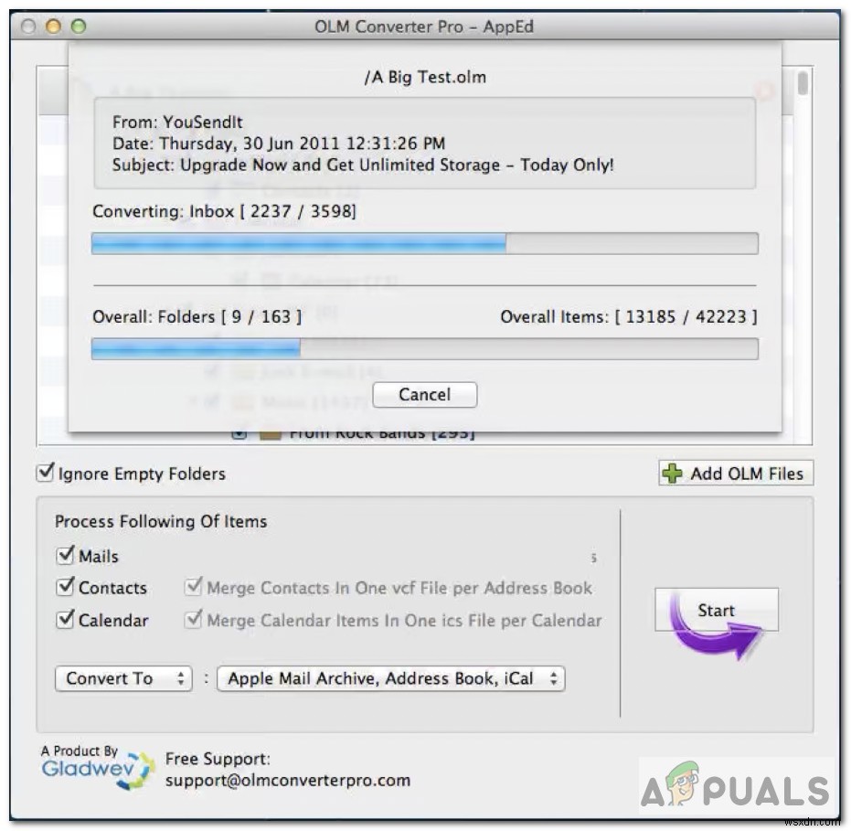 Apple Mail로 OLM 파일 가져오는 방법 총정리