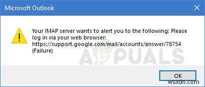 Outlook Gmail IMAP 오류 78754 해결 방법 완벽 가이드