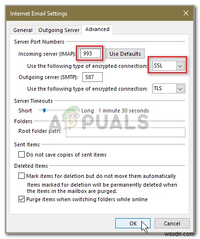 Outlook  서버와의 보안 연결을 설정할 수 없습니다  오류 해결 방법