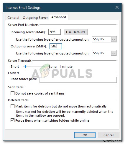 Microsoft Outlook 오류 0x800ccc1a 해결 방법 총정리
