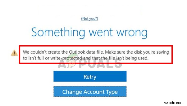 Outlook 데이터 파일을 만들 수 없습니다 오류 완벽 해결 방법