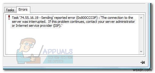 Windows Live 메일 오류 ID 0x800CCC0F 해결 방법 총정리