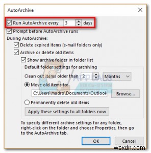 Outlook 2007·2010·2013·2016에서 이메일 보관(Archive)하는 방법 총정리