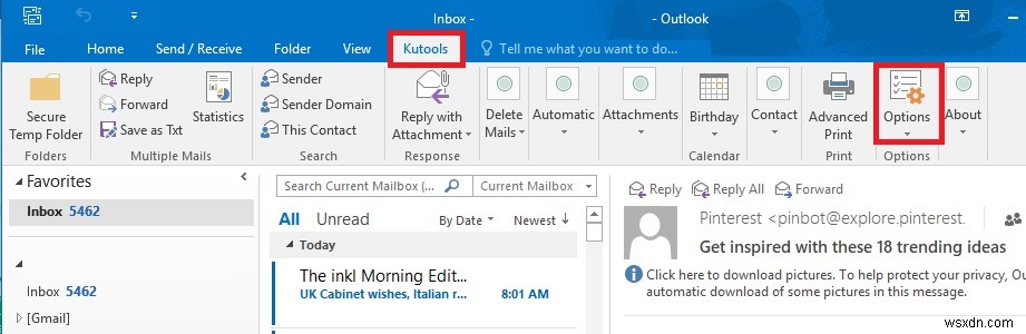 Outlook 첨부 파일 크기 제한 늘리는 3가지 방법 (레지스트리 · Kutools · 압축 도구)