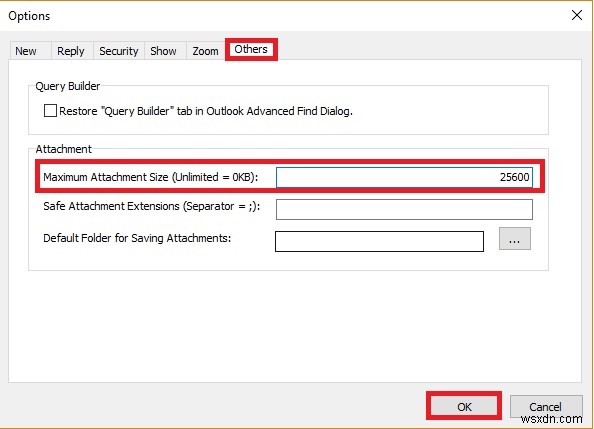 Outlook 첨부 파일 크기 제한 늘리는 3가지 방법 (레지스트리 · Kutools · 압축 도구)