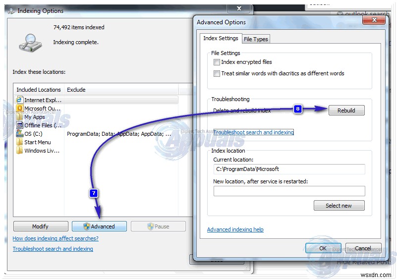 Outlook 2010 검색이 작동하지 않을 때 해결하는 6가지 방법