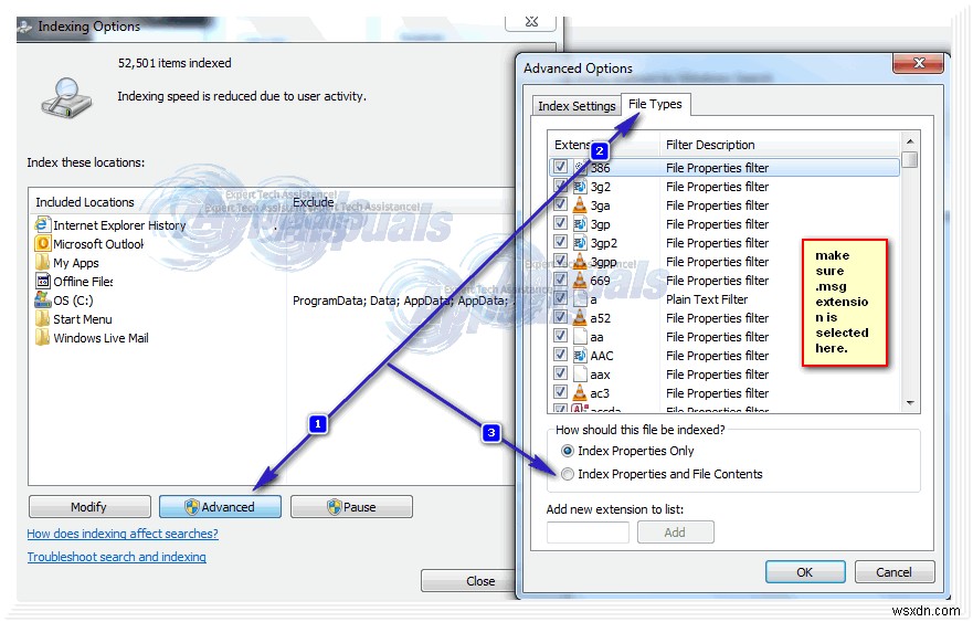 Outlook 2010 검색이 작동하지 않을 때 해결하는 6가지 방법