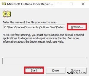 Microsoft Outlook을 시작할 수 없음 오류 해결 방법 총정리