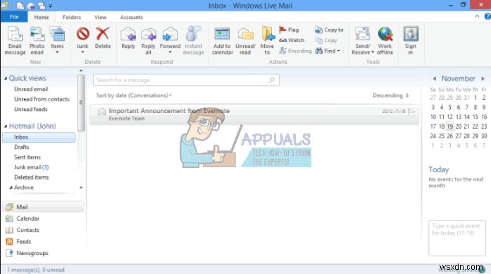 Windows 10에서 Windows Live 메일 글꼴 크기 변경하는 완벽 가이드