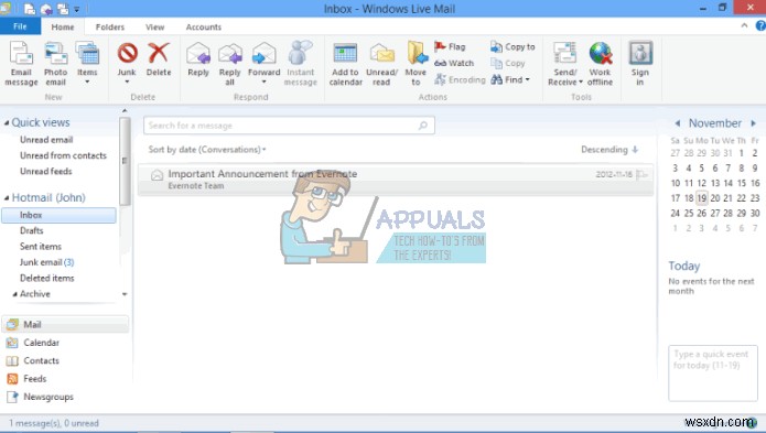 Windows Live 메일 중복 폴더·이메일 문제 해결 방법