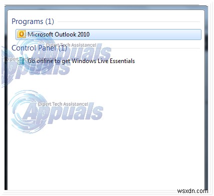 Outlook 2010이 안전 모드로만 시작될 때 해결하는 방법