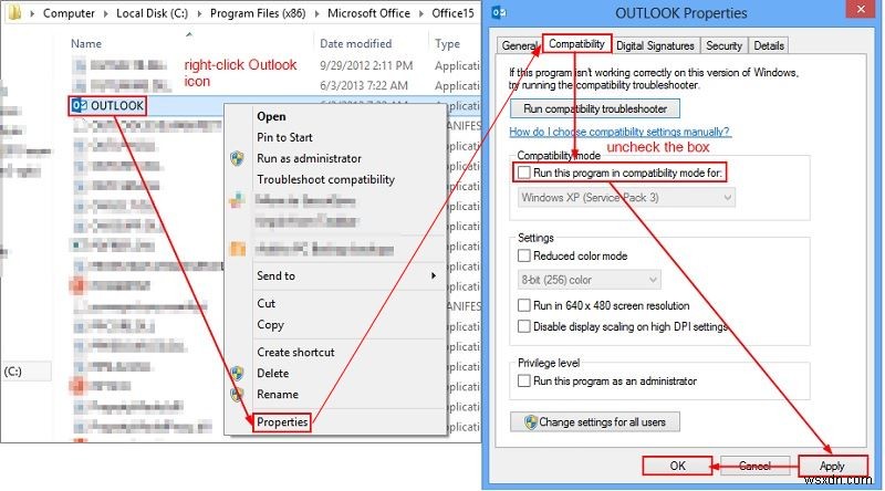 Outlook 오류 해결: 기본 전자 메일 폴더를 열 수 없습니다(정보 저장소를 열 수 없음)