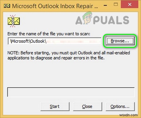 Windows에서 Outlook 오류  (0x8004010F): 데이터 파일에 액세스할 수 없음  해결 방법