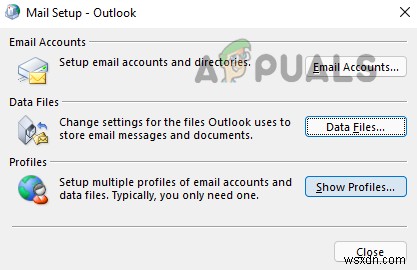 Windows에서 Outlook 오류  (0x8004010F): 데이터 파일에 액세스할 수 없음  해결 방법